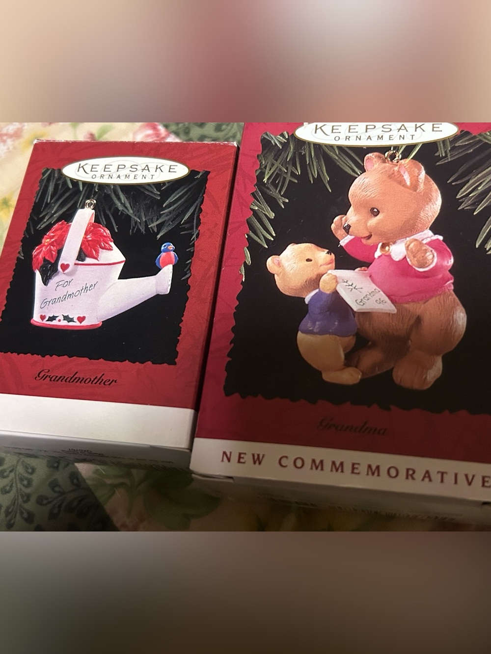 Set of 2 Keepsake ornaments